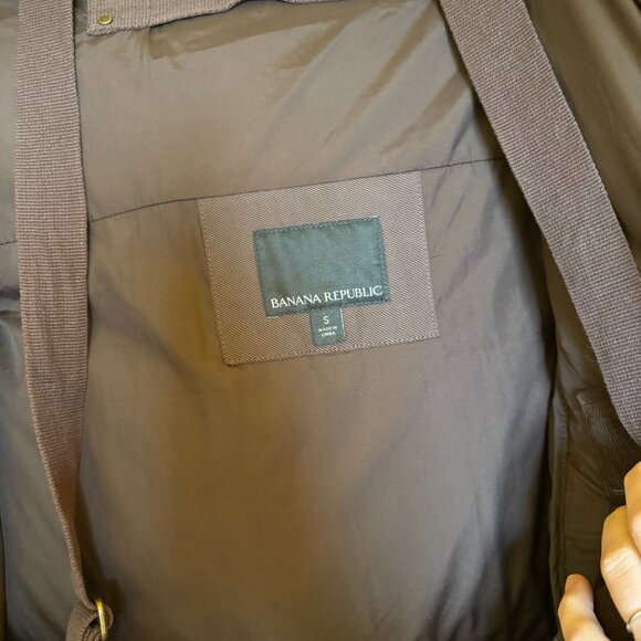 Banana Republic Lowri Puffer Coat - Small - Roasted Cocoa Brown - NEVER WORN! - Picture 6 of 15